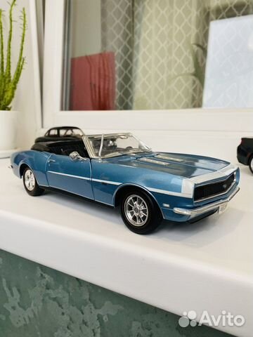 Chevrolet camaro RS/SS 396, 1968 г.в, масштаб 1/18