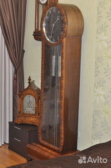 Часы старинные напольные Gustav Becker 150