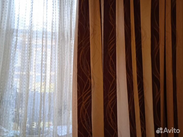 Комплект шторы и тюль бу