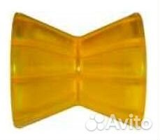 Ролик носовой прицепа L95 D87/54/13 мм PVC жёлт