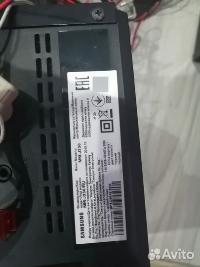 Музыкальный центр samsung mm-J330