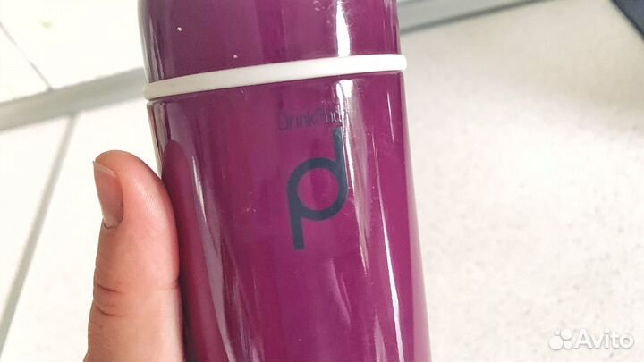 Термос металлический фиолетовый 0.5 л