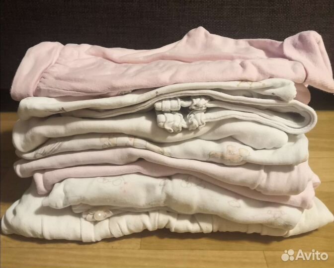 Вещи пакетом на девочку до года