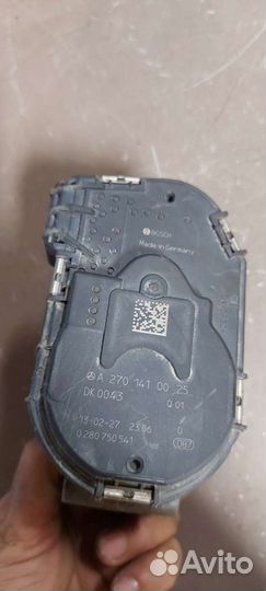 Дроссельная заслонка на Mercedes w204