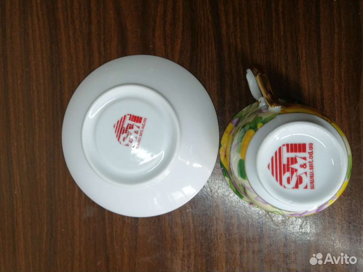 Сервиз чайный, кофейный 2шт разные