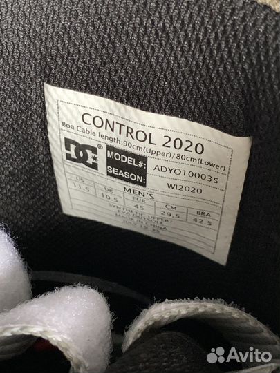 Ботинки для сноуборда 45eur(28.5см) DC