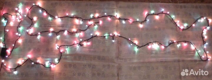 Гирлянда 140 ламп, 5 метров, цветная, 8 режимов