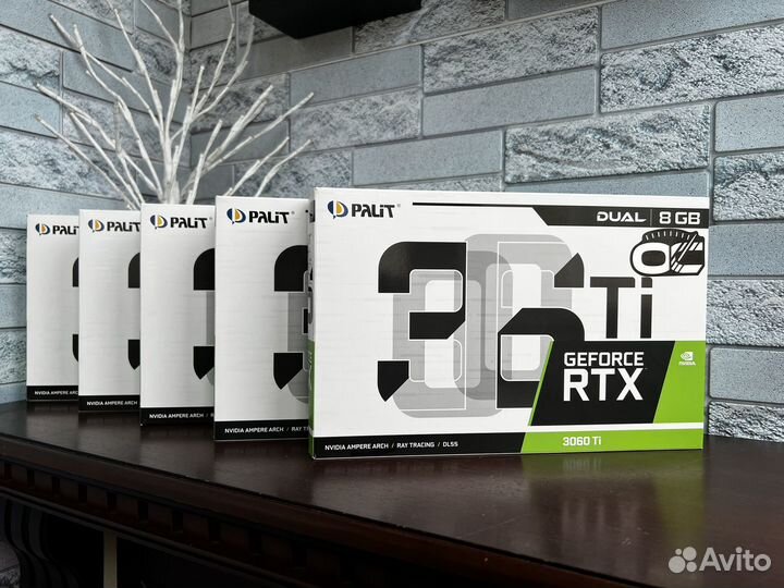 Видеокарта Rtx 3060 Ti 8GB Palit Dual OC/Пломба