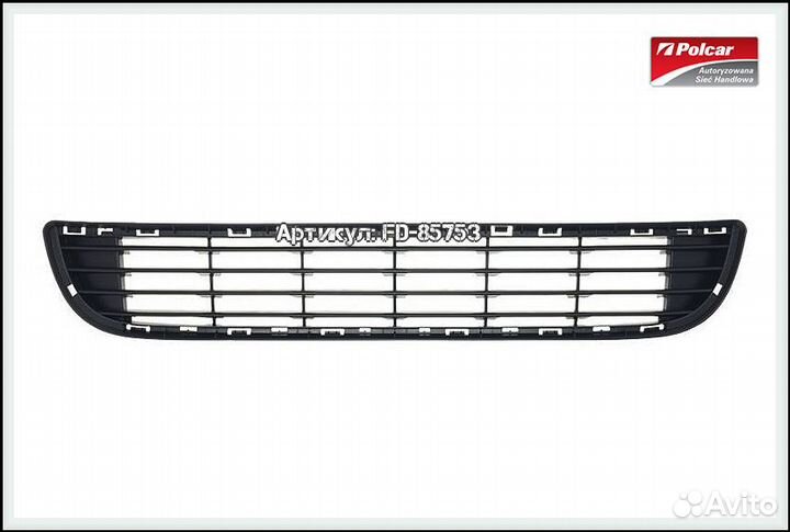Решётка в передний бампер ситроен Berlingo