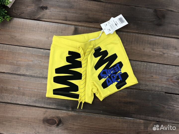 Шорты летние хлопок для мальчика 68 74 Италия