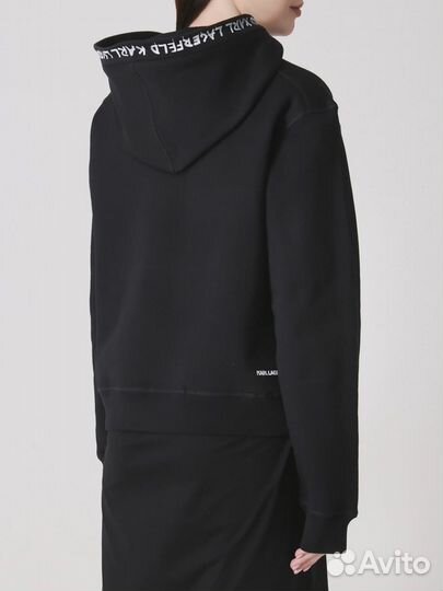 Худи хлопковое Karl Lagerfeld