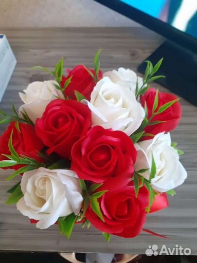 Букет цветов из мыла