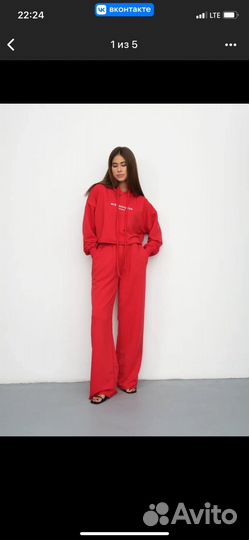 Костюм спортивный женский Five brand oversize
