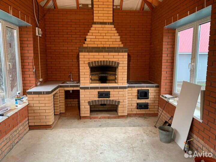 Мангальная зона для барбекю