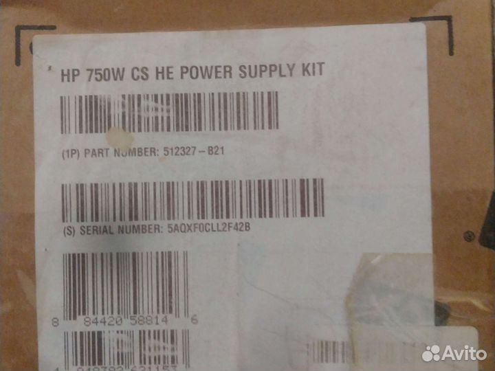 Серверный блок питания hp 750 w cs