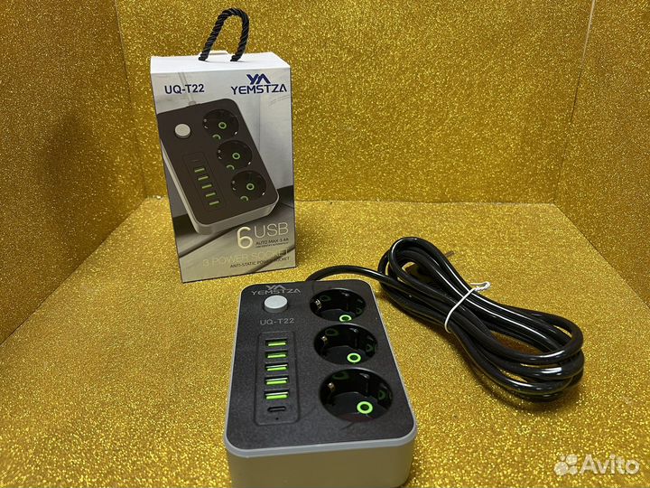 Новый Сетевой фильтр с usb