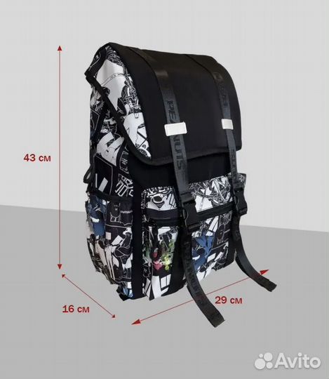 Новый классный рюкзак аниме