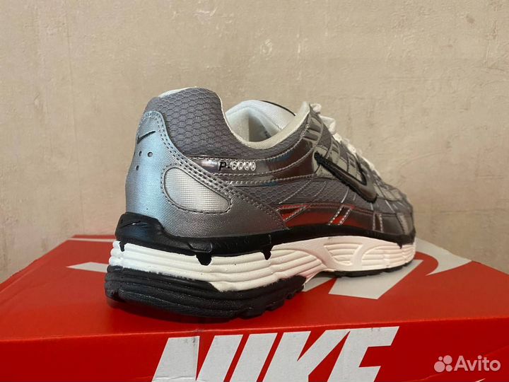 Кроссовки Nike p-6000 silver