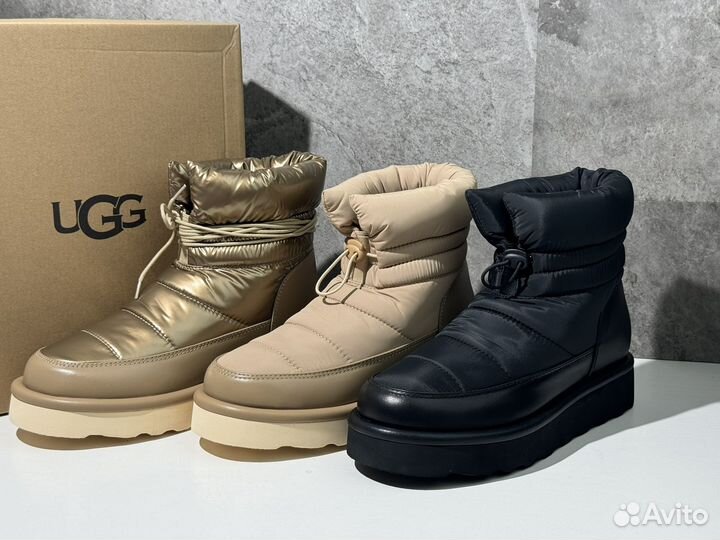 Дутики женские Ugg Classic Mini Blow Mate Black