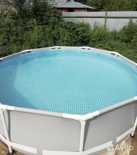 Бассейны 3.05x76 новые intex серые