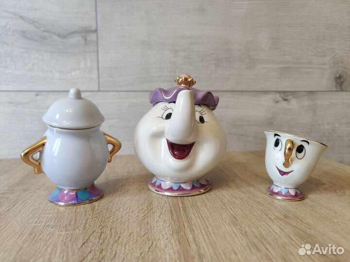 Сервиз Disney Красавица и Чудовище с Сахарницей