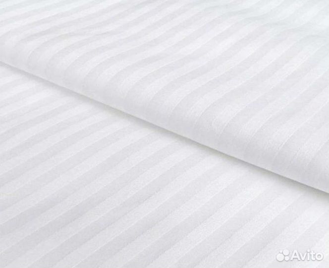 Постельное белье евро страйп сатин