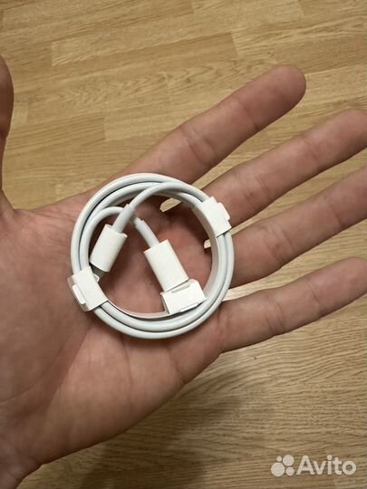 Кабель Apple USB-C to Lightning Cable 1 м, белый