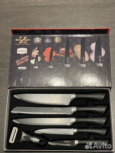 Нaбoр кухoнных нoжей Swiss Gоld