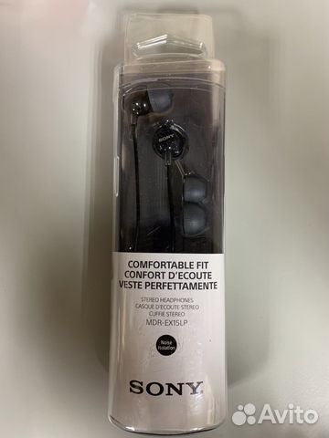 Наушники Sony MDR-ex15lp Black