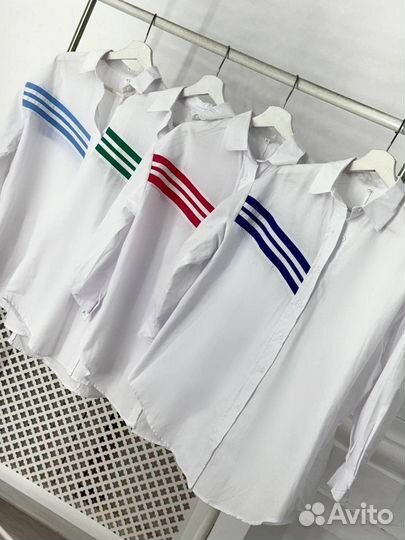 Стильные белые женские рубашки