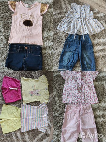 Вещи на девочку пакетом, р-р 98-104