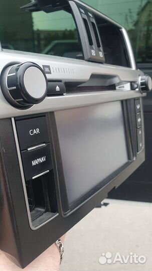 Родная магнитола на toyota land cruiser prado