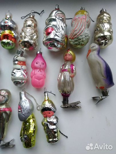 Елочные игрушки СССР