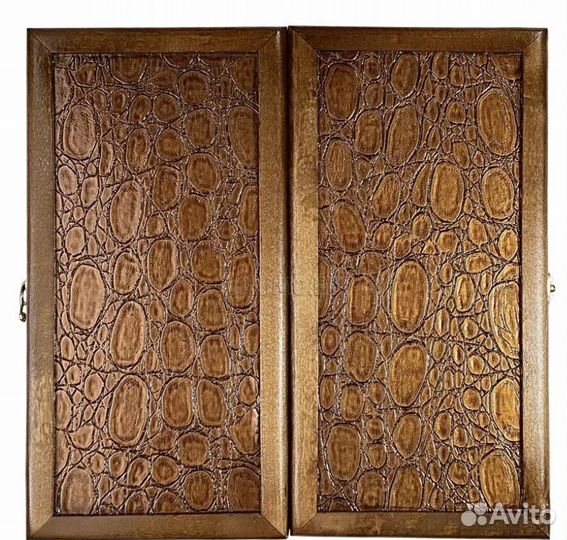 Нарды кожаные 40x40 в чехле