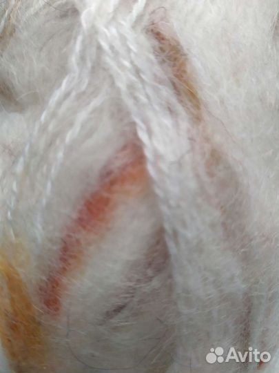 Пряжа Ангора и Мохер. Носки вязаные шерстяные