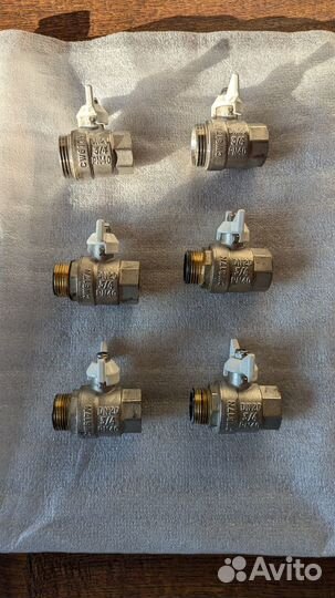 Кран шаровой, клапан, соединитель американка 3/4