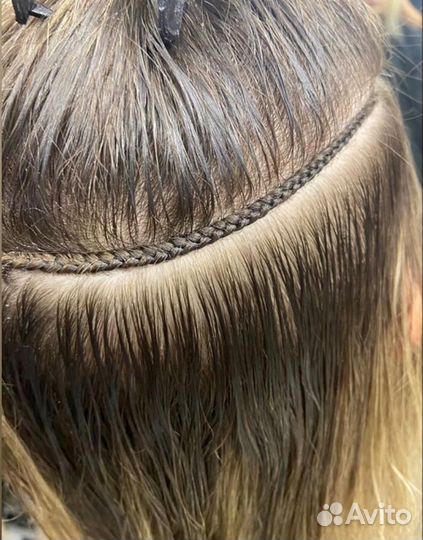 Наращивание волос (голливуд)