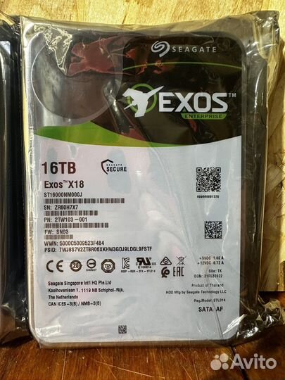 Жесткие диски 12-20 тб Seagate Exos