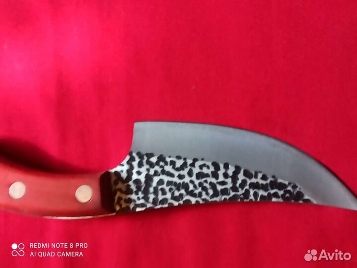 Нож Сербский, шинковочный, разделочный,стальN690MC