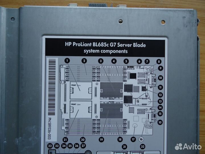 Блейд-сервер HP BL685c G7 (518878-B21)