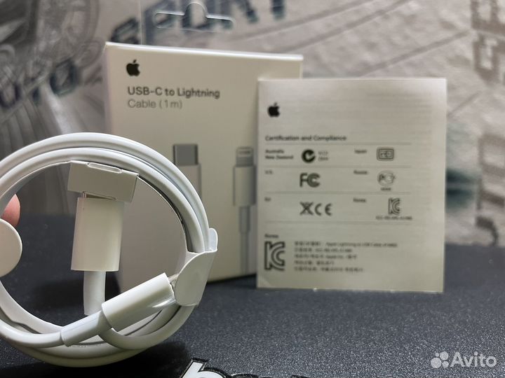 Кабель apple lightning usb c