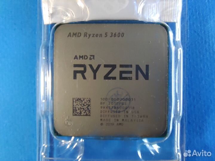 Процессор AMD ryzen 5 3600 6 Ядер 12 Потоков Новый