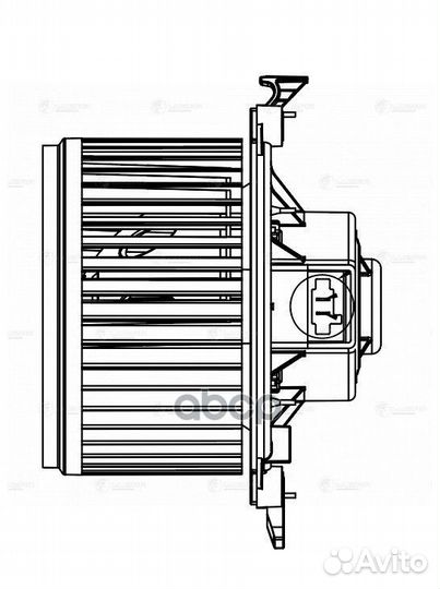 Э/вентилятор отоп. LFh 1641 luzar