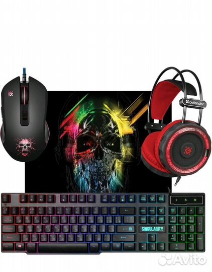 Компьютерный игровой набор 4в1