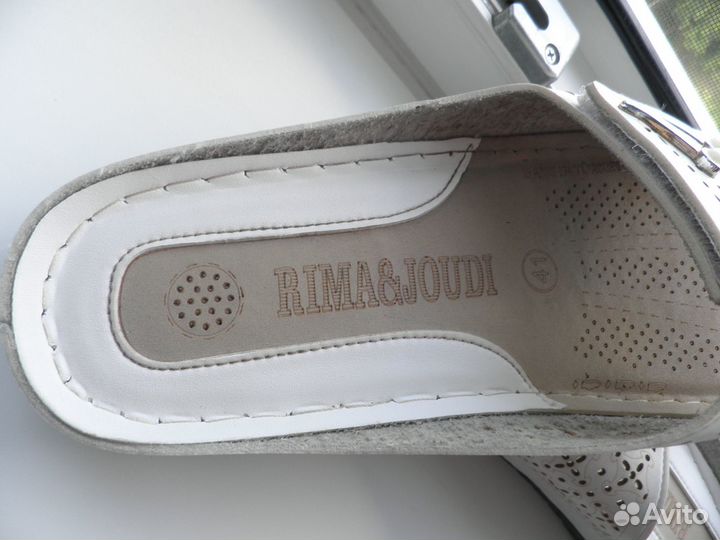 Сабо натуральная кожа новые р 39,5 /40