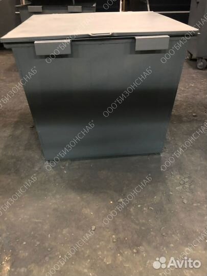 Мусорный евроконтейнер металлический 1,1 м3 Арт 86