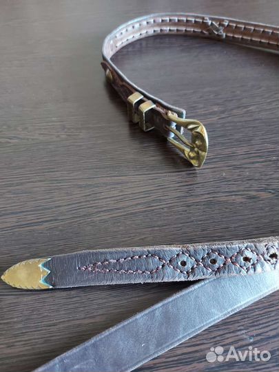 Ремень брючный кожаный