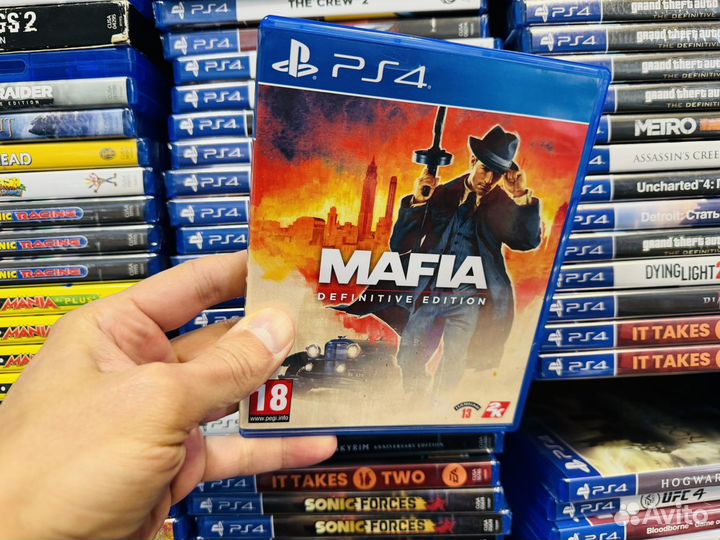 Mafia definitive edition ps4 диск