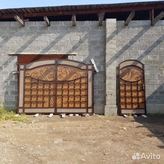 Ворота кованые