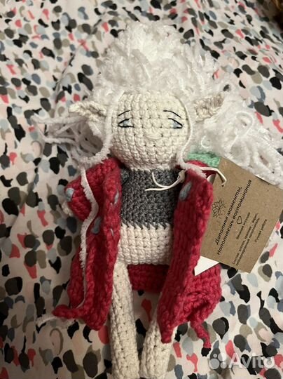 Вязаная Кукла фея, эльф